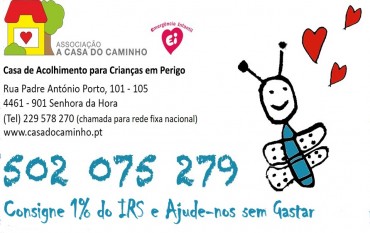 Ajude Sem Gastar consignando 1% do seu IRS