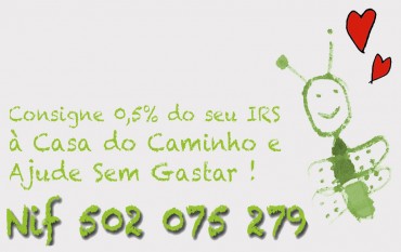 Consignação de 0,5 % do IRS | Já pode identificar quem quer Ajudar Sem Gastar